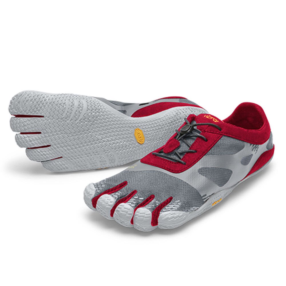 Vibram FiveFingers Heren Kso Evo - Fitness Schoenen Grijs/Rood - 697208PSI